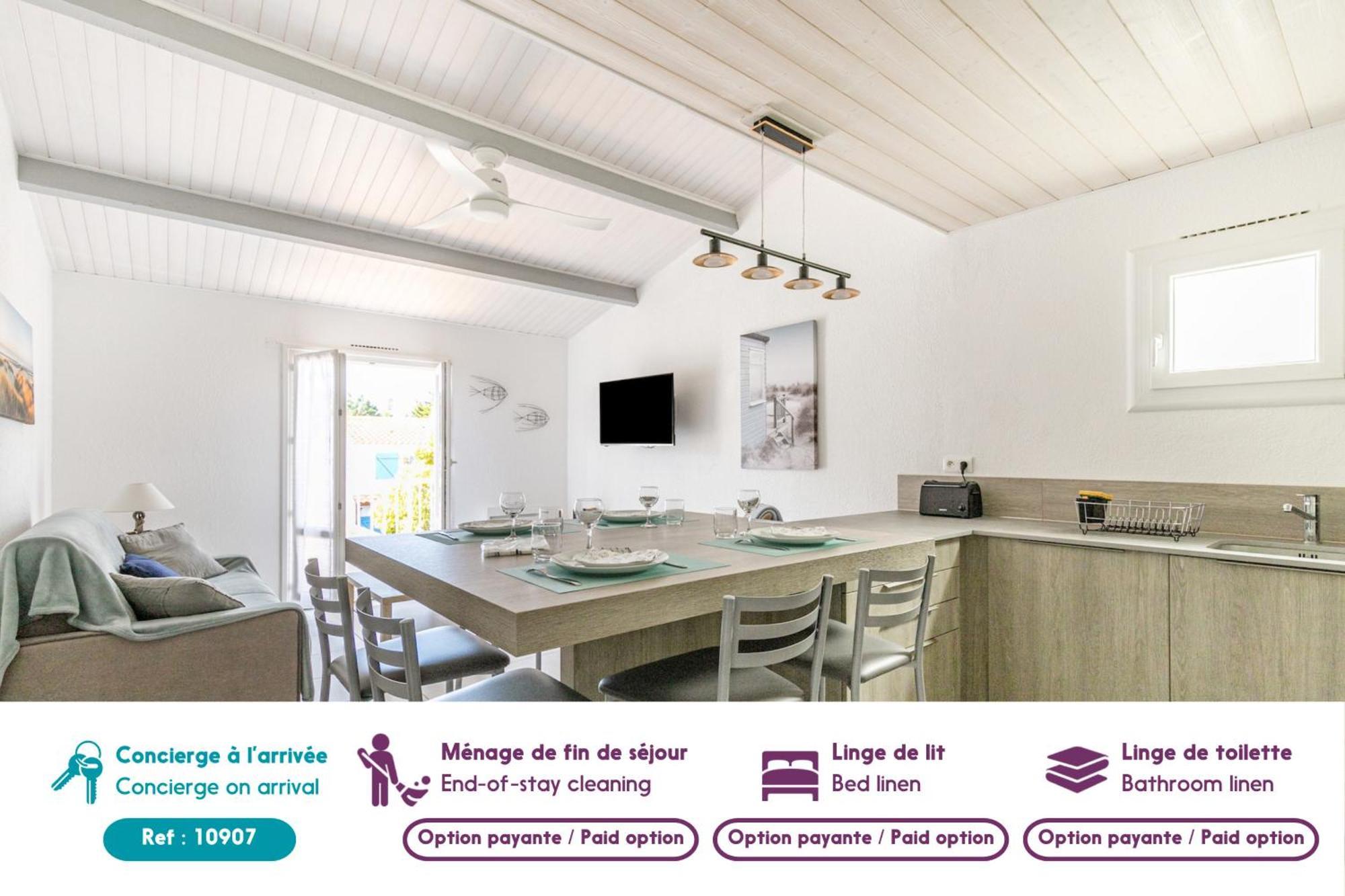 Appartement Pour 4 - 450M Plage Des Sables D'Or La Guérinière Esterno foto